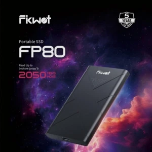 Fikwot Tragbar Externe SSD 500GB 1TB 2TB Portable SSD 2050MB/s USB Festplatte - Bild 1 von 14