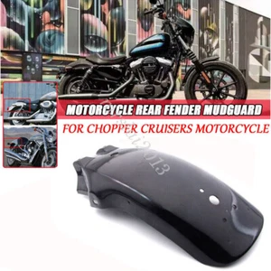 Guardabarros trasero universal de metal para motocicleta para Honda Kawasaki Yamaha - Imagen 1 de 9