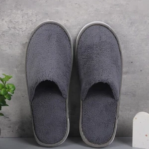 3 Pairs Disposable Slippers for Guests: Ideal Hotel, Spa, Travel & unisex size - Picture 1 of 6