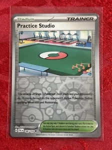 2023 Pokemon TCG Card Paldea Evolved 186/193 Reverse Holo Practice Studio - Picture 1 of 7