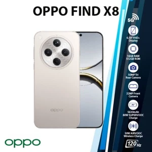 OPPO Find X8 5G GLOBAL Ver. Telefon komórkowy z Androidem (szary / 16GB + 512G / Dual SIM) - Zdjęcie 1 z 6
