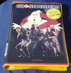 ATARI 2600 Vintage GHOSTBUSTERS Game Clamshell Box & Instructions HES Australia - Foto 1 di 8