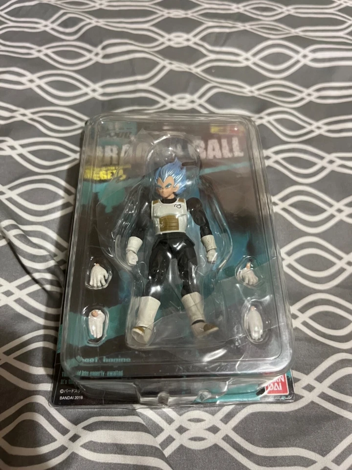Bandai Shodo Tenohirado Dragon Ball Z SS God Super Saiyan Vegeta Action Figure