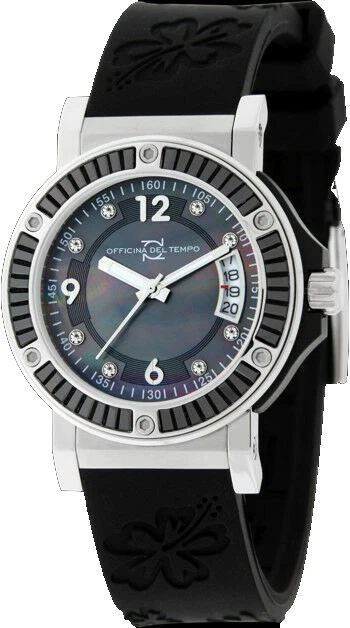 Officina Del Tempo Ot1050-0441n Women's Quartz Watch Silicone Strap - Image 1 of 1