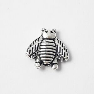 20pcs Fly Metal Beads Antique Silver 10x10mm - B0117669