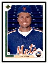 1991 Upper Deck #370 TIM TEUFEL New York Mets ~C1G