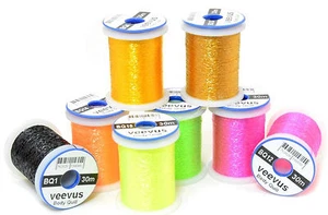 PLUMA CORPORAL - VEEVUS Mylar enrollado en grandes colores - Atar mosca - Imagen 1 de 1