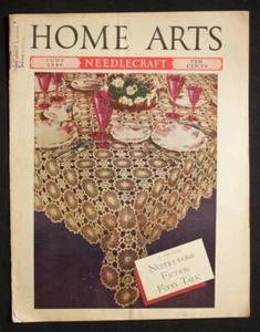 1940 Home Arts Needlecraft Magazine Jun 1940 Lucky Strike - Picture 1 of 2
