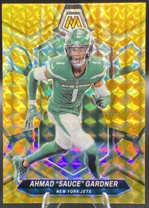2024 Panini Mosaico Ahmad "Salsa" Gardner Amarillo Mosaico Reactivo Prizm Paralelo - Imagen 1 de 2