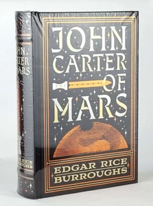 JOHN CARTER OF MARS First 5 Novels by Edgar Rice Burroughs Bonded Leather SEALED - Picture 1 of 6