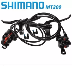 Shimano BR-BL-MT200 Hydraulic Disc Brake Bicycle Front & Rear Set bicycle brakes - Picture 1 of 2