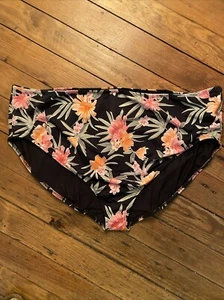 Nuevo con etiquetas Calzoncillo Tradicional Elomi Swim Dark Tropics ES800172BLK Talla 14 EE. UU. - Imagen 1 de 4