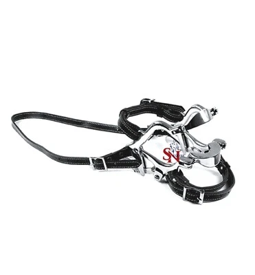 SN EQUINE Equine Dental Pony Speculum with Leather Straps