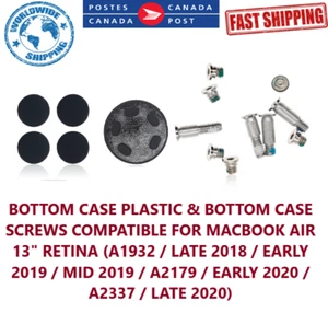 BOTTOM CASE PLASTIC & BOTTOM CASE SCREW APPLE MACBOOK A1932 A2179 A2337 - Bild 1 von 4