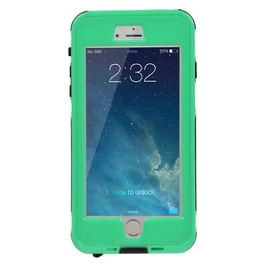 New Waterproof Hybrid Case for iPhone 6 Plus, Aqua - Picture 1 of 8