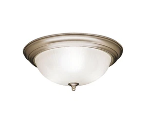 Kichler 8655NI Flush Mount 3-Light, Brushed Nickel Light Fixture - Picture 1 of 2