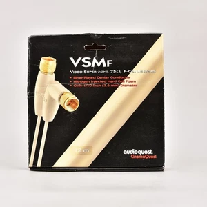 VIDEO COMPUESTO AUDIOQUEST AUDIOPHILE VSMf 12 METROS CON CONECTORES F PLATEADO - Imagen 1 de 2