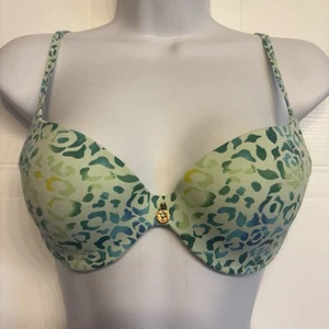 Wonderbra 7839 Secret Agent No Slip Fit Lift Underwire Bra Size 34B Leopard - Picture 1 of 9
