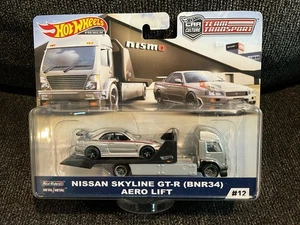 Hot Wheels Team Transport NISMO Nissan Skyline GT-R (BNR34) y Aero Lift - Imagen 1 de 8