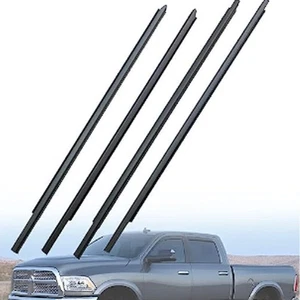 Weatherstrip Window Moulding Trim Seal 55112376AH 55112377AH Dodge Ram 09-17 - Picture 1 of 9