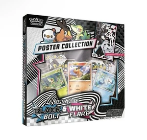Pokemon Scarlet & Violet White Flare and Black Bolt Poster Collection BRAND NEW - Picture 1 of 3