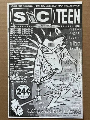 SiC TEEN Zine!! PUNK Boris The Sprinkler!! Screeching Weasel Queers  Vindictives - Image 1 of 4