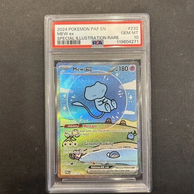 Pokemon 2024 Shiny bubble Mew ex 232/091 SIR Paldean Fates GEM MINT PSA 10 - Image 1 of 2