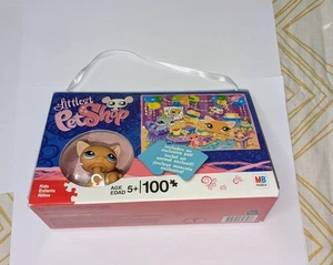 Littlest Pet Shop Authentic Orange Cat Shorthair Puzzle No # Blue Eyes Teardrop - Picture 1 of 5