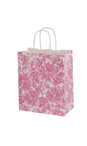 SSWBasics Medium - Vintage Floral Paper Shopping Bags - Case of 100 - Picture 1 of 1