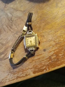 1/20 10k Gold Filled Helbros Watch With Diamonds - Picture 1 of 5