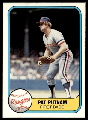 1981 Fleer Pat Putnam Texas Rangers #630 - Image 1 of 2