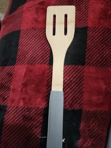 Bamboo Slotted Spoon And Slotted Turner - Picture 1 of 2
