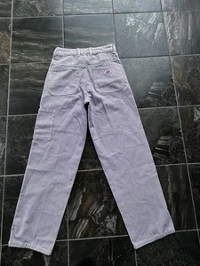 Dickies Purple Conductor Striped Carpenter Workwear Pants Women’s Size 26 - Picture 1 of 9
