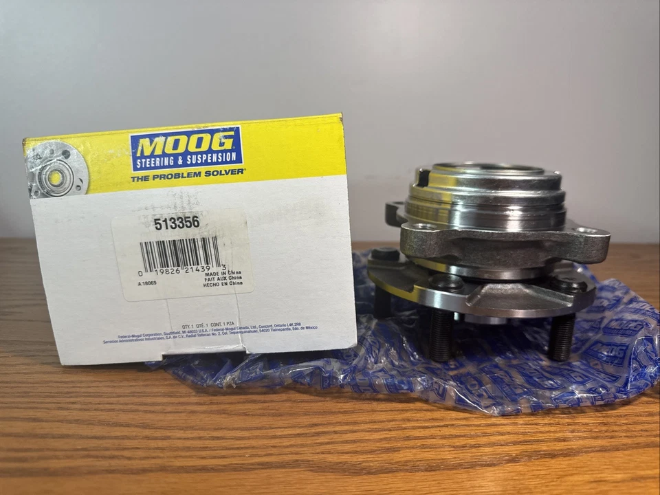 Conjunto de cojinete de rueda y buje Moog 513356 para Nissan GT-R 09-21 Foto 1 de 4