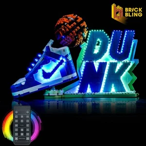 Luz LED BrickBling para LEGO Nike Dunk x LEGO® Set 43008 (Remoto) - Imagen 1 de 11