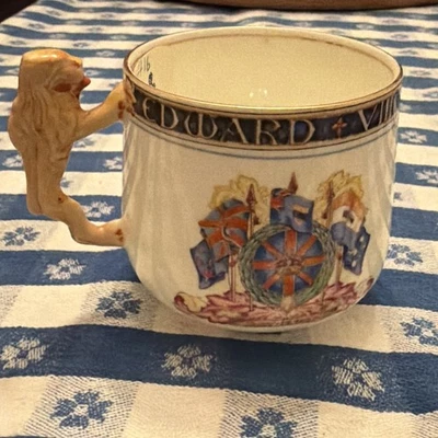 Antique Paragon China Limited King Edward VIII Coronation Souvenir Mug England - Image 1 of 4