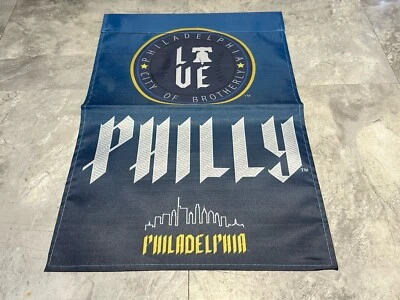 MLB Philadelphia Phillies Philly Connect Garden Flag 2 Sided Premium Yard Flag. - Image 1 of 2