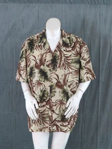 Retro Hawaiian Shirt - By Ho Aloha - Vibrant Floral Theme - Men's 2XL - Picture 1 of 11
