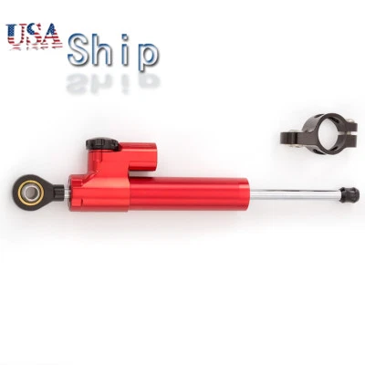 Amortecedor estabilizador de direção vermelho EUA FXCNC para HONDA CBR600 F4 F4i (41MM) 99-03 - Imagem 1 de 4