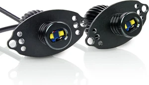2006-2012 BMW Angel Eye 3 Series E90 E91 20W CREE LED Bulbs 6000K White Pre-LCI - Picture 1 of 3