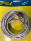 COAXIAL ANTENNA CABLE SEACHOICE 19771 VHF 20 feet with pl259 connectors rg58u 