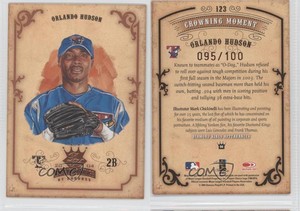 2004 Donruss Diamond Kings Bronze /100 Orlando Hudson #123