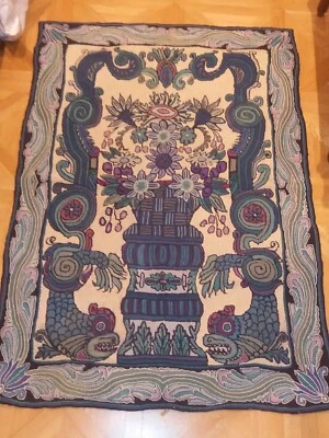 Tapisserie murale ancienne - Photo 1/4