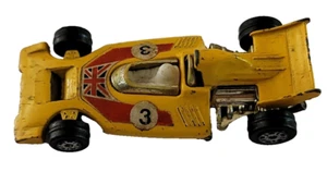 Corgi Juniors Formula 1 Racer #3 Yellow 1973 Made in Great Britain Car Toy VTG   - Picture 1 of 9