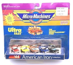 Galoob Micro Machines 44 American Iron Col Auto Set 58 Buick Packard Caribbean - Picture 1 of 8