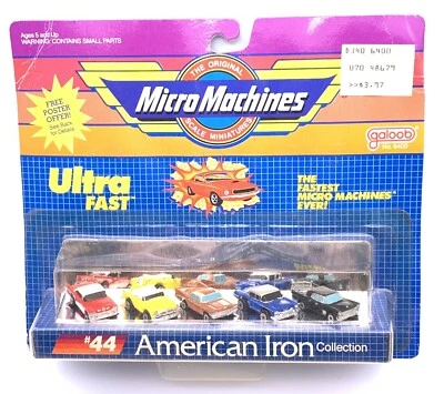 Galoob Micro Machines 44 American Iron Col Auto Set 58 Buick Packard Caribbean - Image 1 of 4