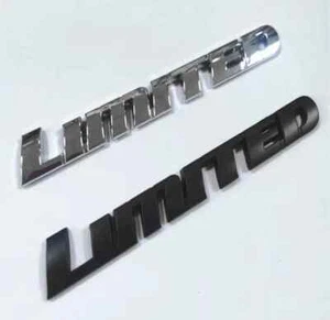 Limited 3D ABS Car Badge Letter Emblem - Picture 1 of 5