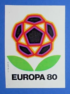 FIGURINA CALCIATORI PANINI EUROPA 80 LOGO N.21 RECUPERATA VELINA AUTOADESIVA - Foto 1 di 1