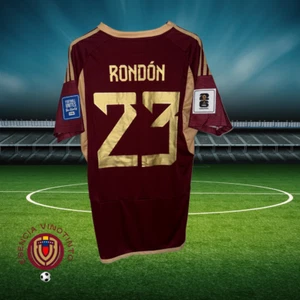 Venezuela Soccer Jersey Rondon #23, Vinotinto, Eliminatorias Mundial 2026 - Picture 1 of 9
