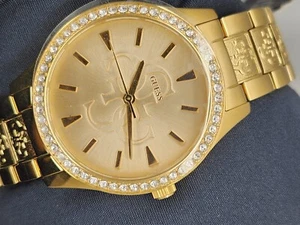 GUESS Gold-Tone Crystal Bracelet Watch U1280L2 - 38mm, Quartz, Water-Resistant - Picture 1 of 8